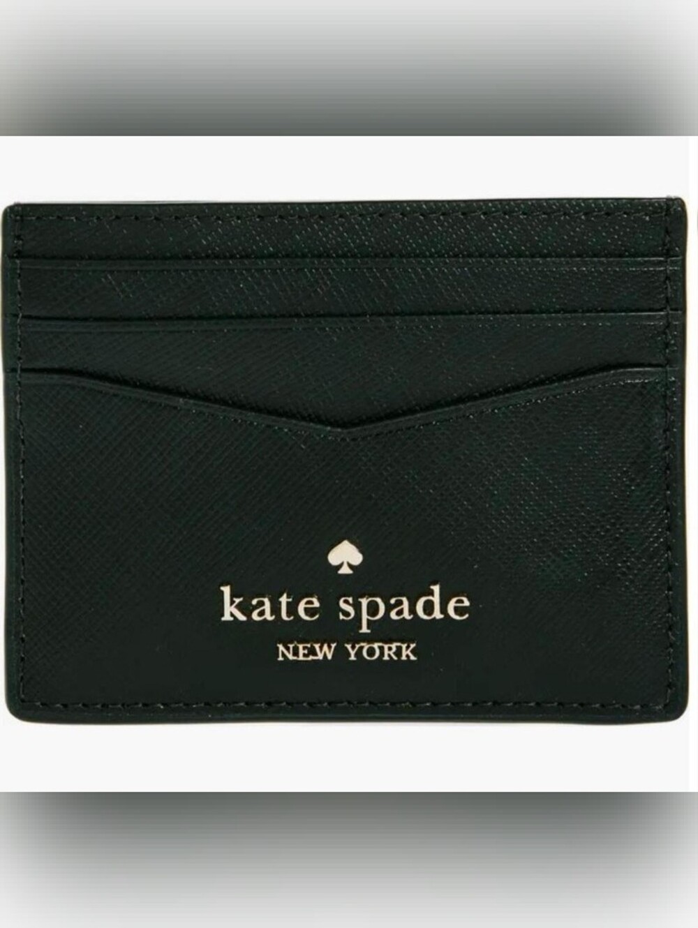 Kate Spade-Staci Small Slim Card Holder (Black 🖤)